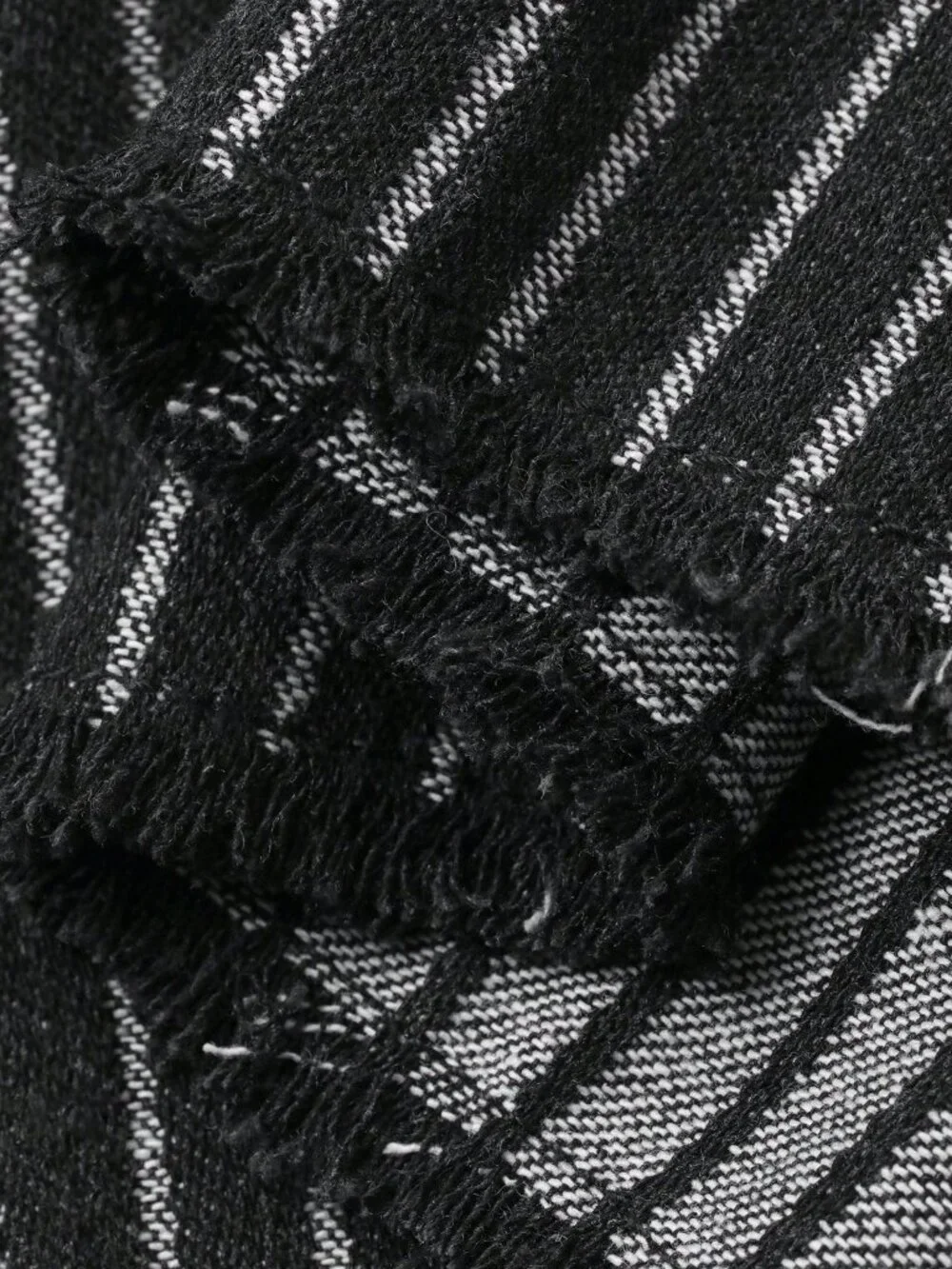 Black Casual Loose Cinched Women's striped Denim maxi Skirt - Picture 9 of 9